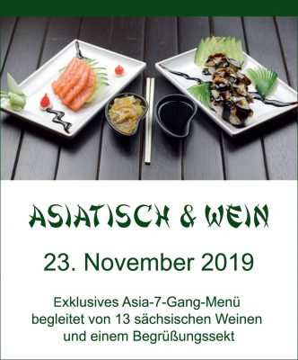 Asiatisch & Wein - ein Genussabend