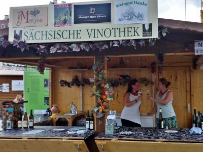 Unser Weinstand zum Stadtfest